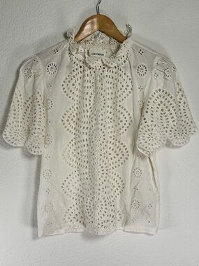V.DE. Vinster White Eyelet Top